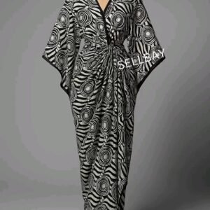 Sellbay Signature Monochrome Kaftan – Bespoke Collection