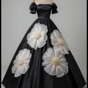 SELLBAY MIDNIGHT BLOSSOM GOWN